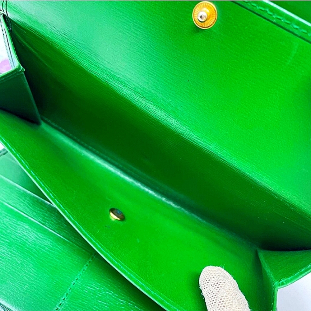 LOUIS VUITTON AUTHENTIC GREEN EPI LEATHER WALLET EUC - Picture 9 of 14